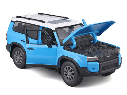Maisto 1:24 Scale 2024 Toyota Land Cruiser Blue Collector’s Collection Diecast SUV