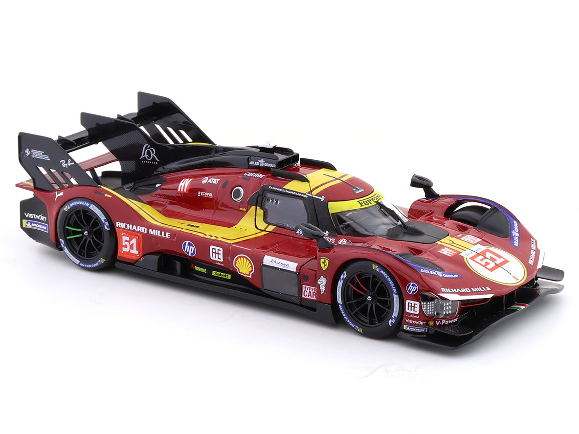 Bburago 1:24 Ferrari 499P Le Mans Hypercar #51 – Official Ferrari Die-Cast Collector Model
