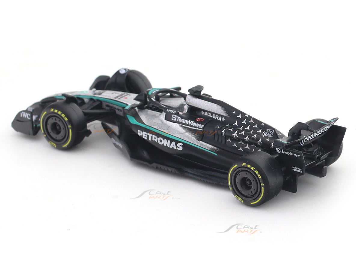 Bburago 1:64 Mercedes-AMG F1 W16 E Performance #12 2025 Diecast Formula 1 Racing Car Model