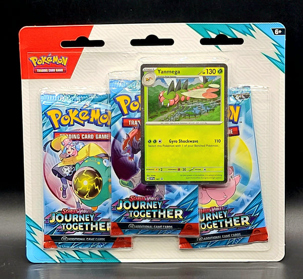 Pokémon Scarlet & Violet Journey Together 3-Pack Booster Blister | Trading Card Game Set