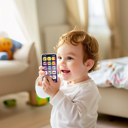 Hola Record & Learn Baby Phone – Educational Musical Toy Phone for Toddlers with Lights & Sounds (12–36 Months)