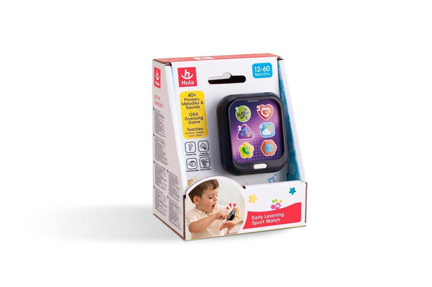 Hola Early Learning Smart Watch for Kids | Interactive Educational Toy with Sounds, Music & Learning Activities (12–60 Months)