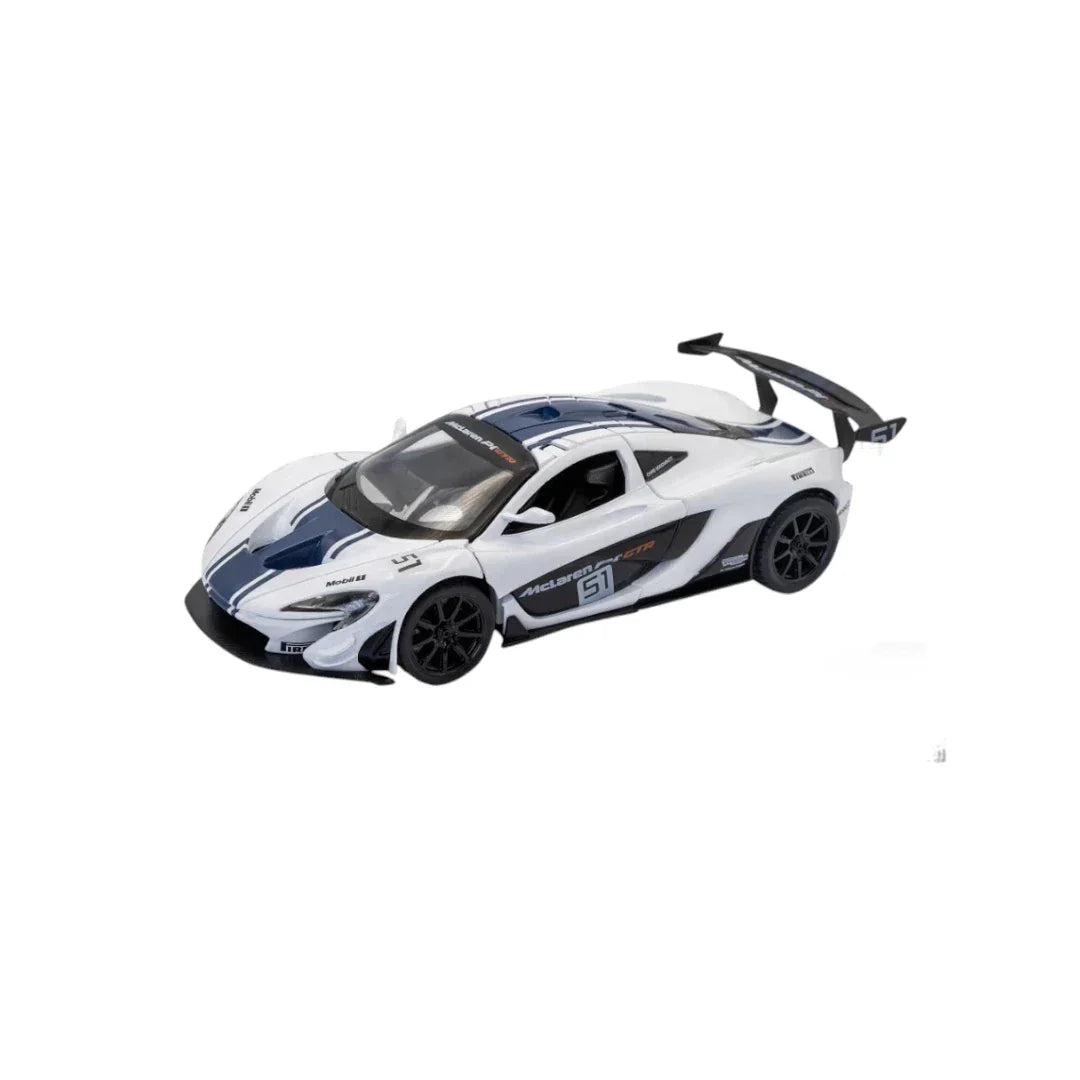 Joy Junction 1:24 McLaren P1 GTR Diecast Model Car – White (JJ252) - Jaiman Toys