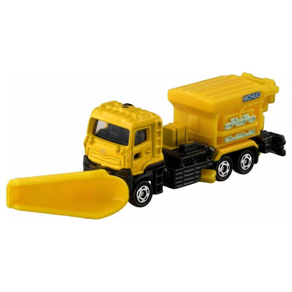 Takara Tomy Tomica No. 39 Deicing Material Spreader NWS60BC5 1:120 Scale Die-Cast Model Truck | Premium Metal Airport Winter Service Vehicle Collectible with Snow Plow, Free-Rolling Wheels & Collector Box | Yellow
