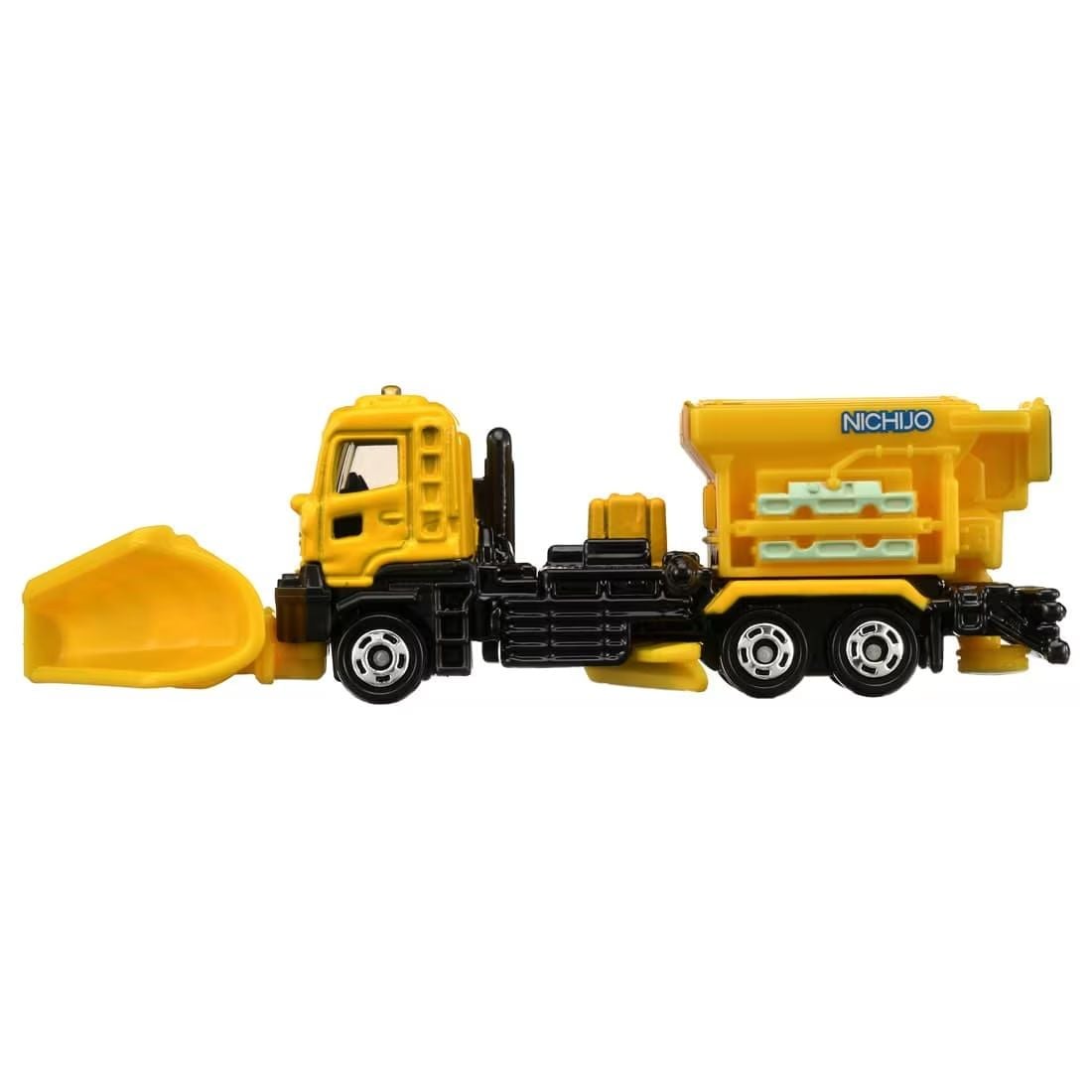 Takara Tomy Tomica No. 39 Deicing Material Spreader NWS60BC5 1:120 Scale Die-Cast Model Truck | Premium Metal Airport Winter Service Vehicle Collectible with Snow Plow, Free-Rolling Wheels & Collector Box | Yellow