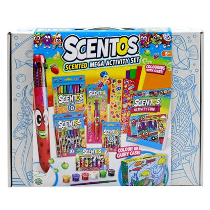 Scentos 20483 Mega Activity Set – Scented Colouring & Creative Art Kit for Kids (3+ Years)