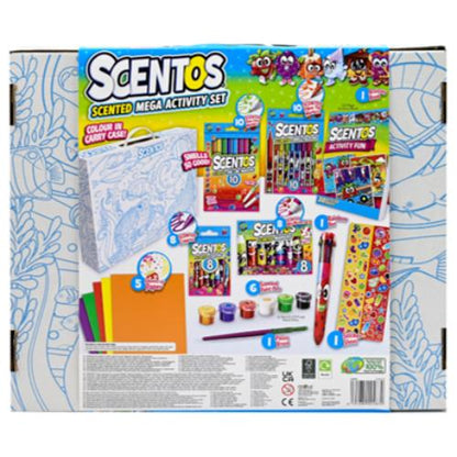 Scentos 20483 Mega Activity Set – Scented Colouring & Creative Art Kit for Kids (3+ Years)