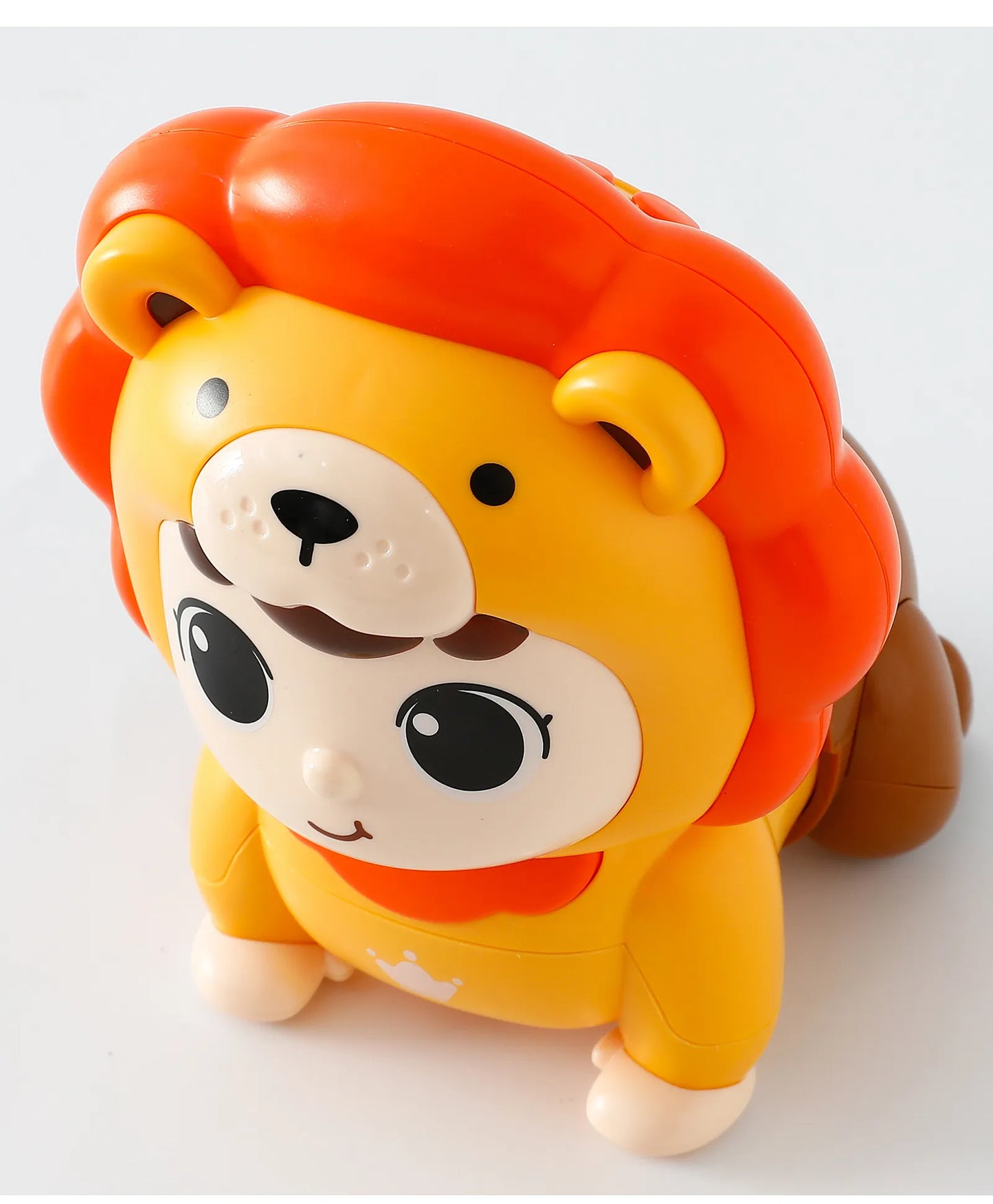 Huanger Crawling Baby Lion Toy (6 inch) – Interactive Crawling Learning Toy for Toddlers (18+ Months)
