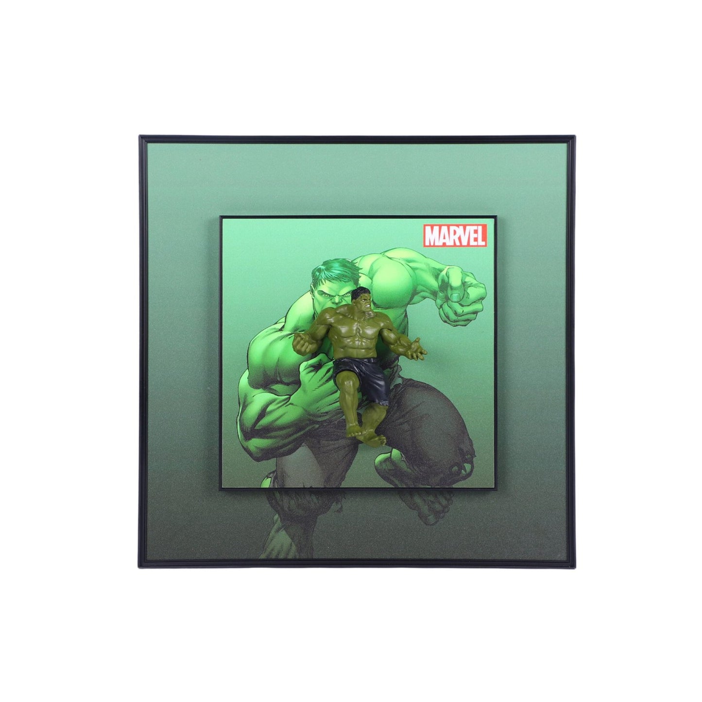 Unleash the Power: Hulk Action Figure Decorative Wall Frame - Transform Your Space with Superhero Strength