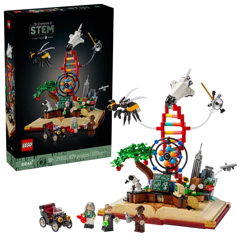 LEGO 21355 - Ideas The Evolution of STEM (879 Pieces) - Jaiman Toys