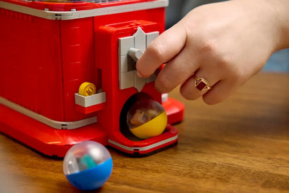 LEGO Ideas 21358 Minifigure Vending Machine – 1,343 Pieces, Collectible Minifigures, Retro Interactive Build