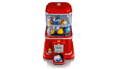 LEGO Ideas 21358 Minifigure Vending Machine – 1,343 Pieces, Collectible Minifigures, Retro Interactive Build