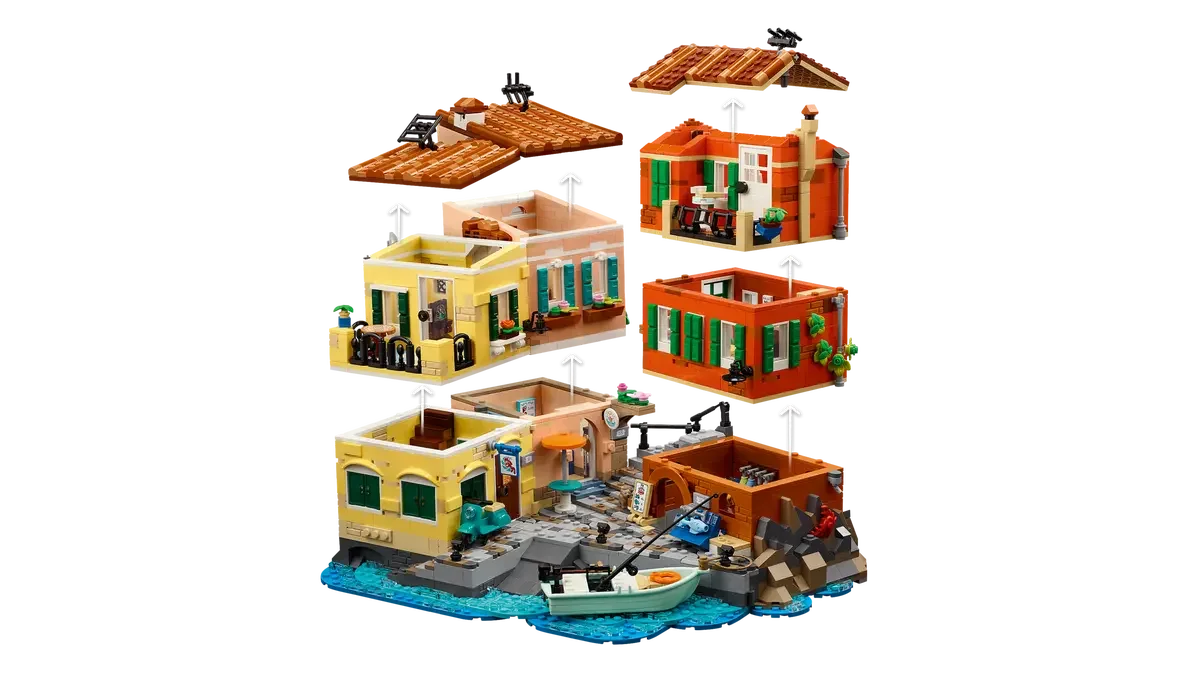 LEGO® Icons 21359 Italian Riviera Collectors’ Building Set (3251 Pieces)