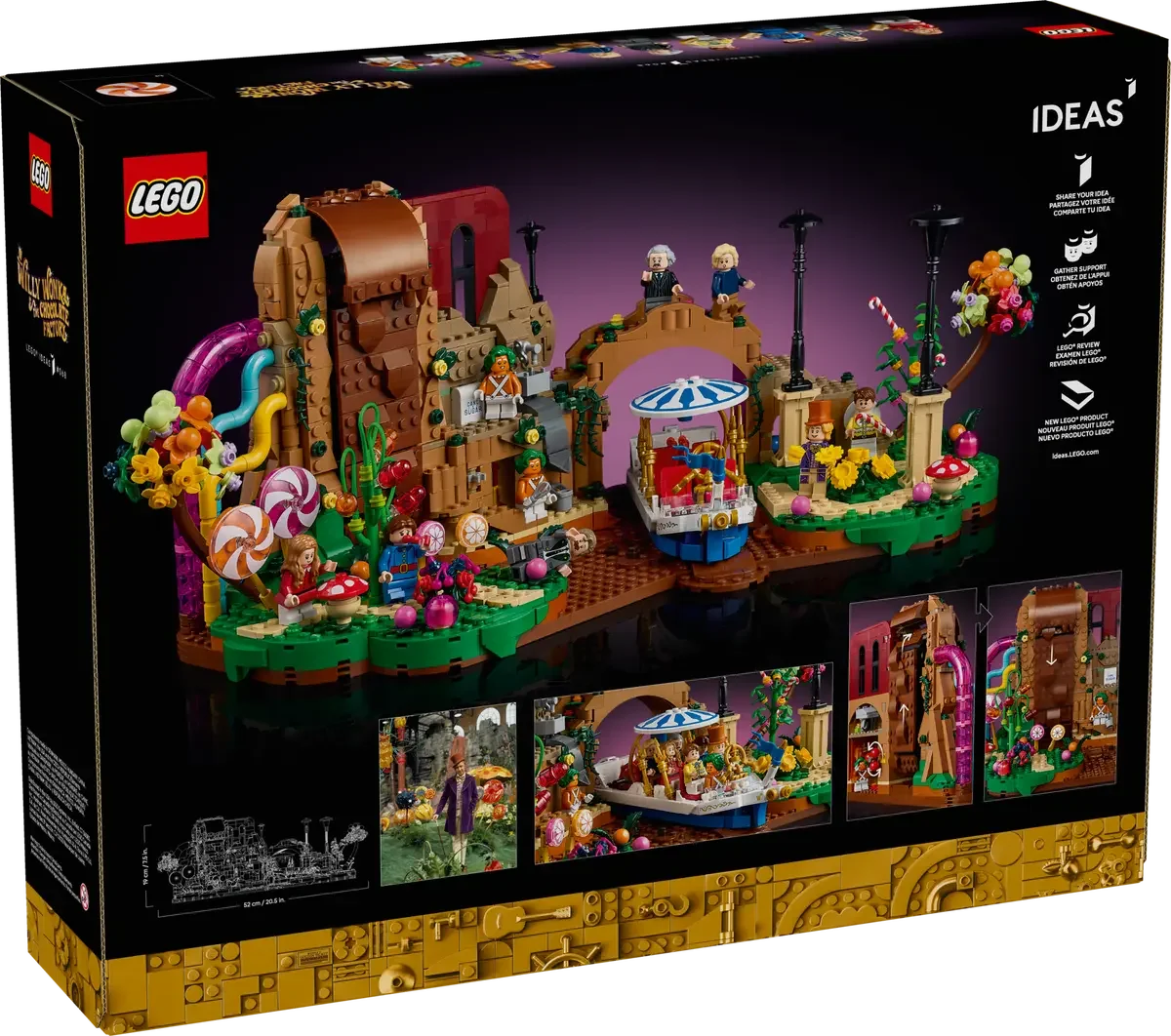LEGO® Ideas 21360 Willy Wonka & the Chocolate Factory Collectors’ Building Kit (2025 Pieces)