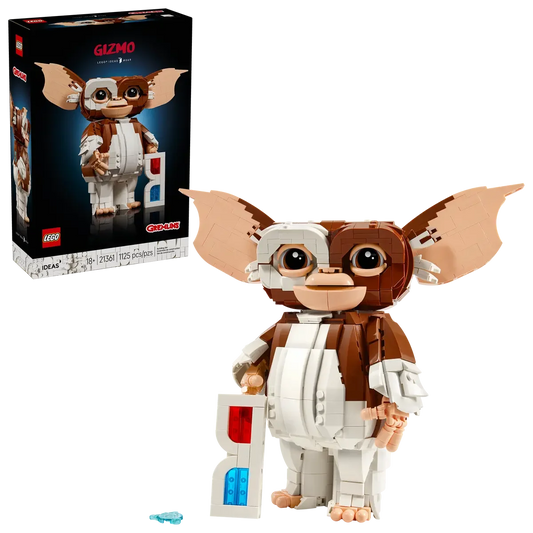 LEGO 21361 Ideas Gremlins: Gizmo Posable Figure, Fantasy Gift - Building Blocks Set (1125 Pieces) For Adults -Age 18+