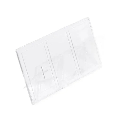 Fujifilm Instax Mini Transparent 3" Inch Polaroid Triple Photo Frame For Tabletop Display of Small Cards, Photos - Pack of 5 - Jaiman Toys