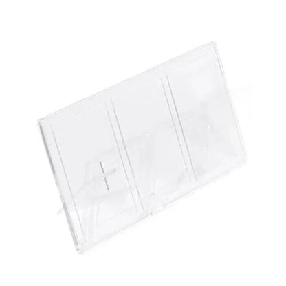 Fujifilm Instax Mini Transparent 3" Inch Polaroid Triple Photo Frame For Tabletop Display of Small Cards, Photos - Pack of 5 - Jaiman Toys