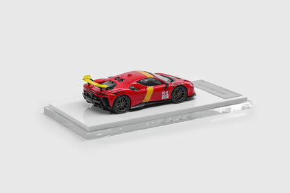 DMH 1:64 Diecast Ferrari Supercar SF90 XX Stradale Coupe Le Mans3 Racing Edition
