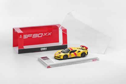 DMH 1:64 Diecast Ferrari Supercar SF90 XX Stradale Coupe Le Mans3 Racing Edition