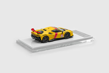 DMH 1:64 Diecast Ferrari Supercar SF90 XX Stradale Coupe Le Mans3 Racing Edition
