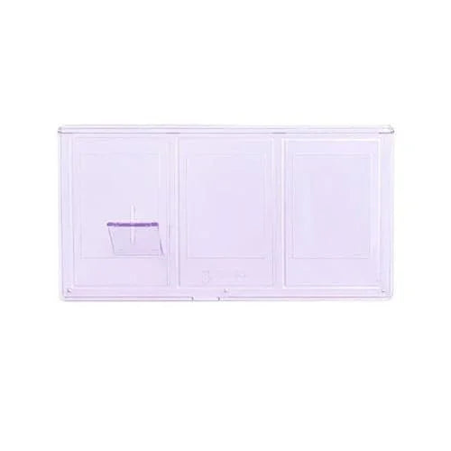 Fujifilm Instax Mini Transparent 3" Inch Polaroid Triple Photo Frame For Tabletop Display of Small Cards, Photos - Pack of 5 - Jaiman Toys