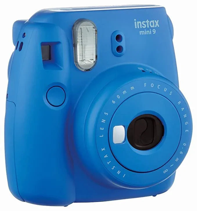 Fujifilm Instax Mini 9 Instant (Cobalt Blue, MINI9) + 10 Shots Films - Jaiman Toys