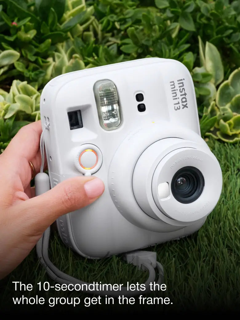 Fujifilm Instax Mini 13 Instant Camera with Carry Case - Clay White