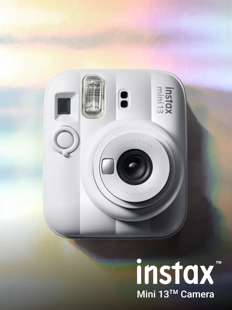 Fujifilm Instax Mini 13 Instant Camera with Carry Case - Clay White