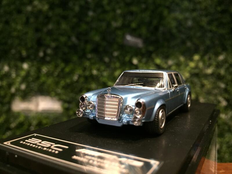 1/64 BSC Mercedes-Benz 300 SEL W109 AMG Silver Blue - Jaiman Toys