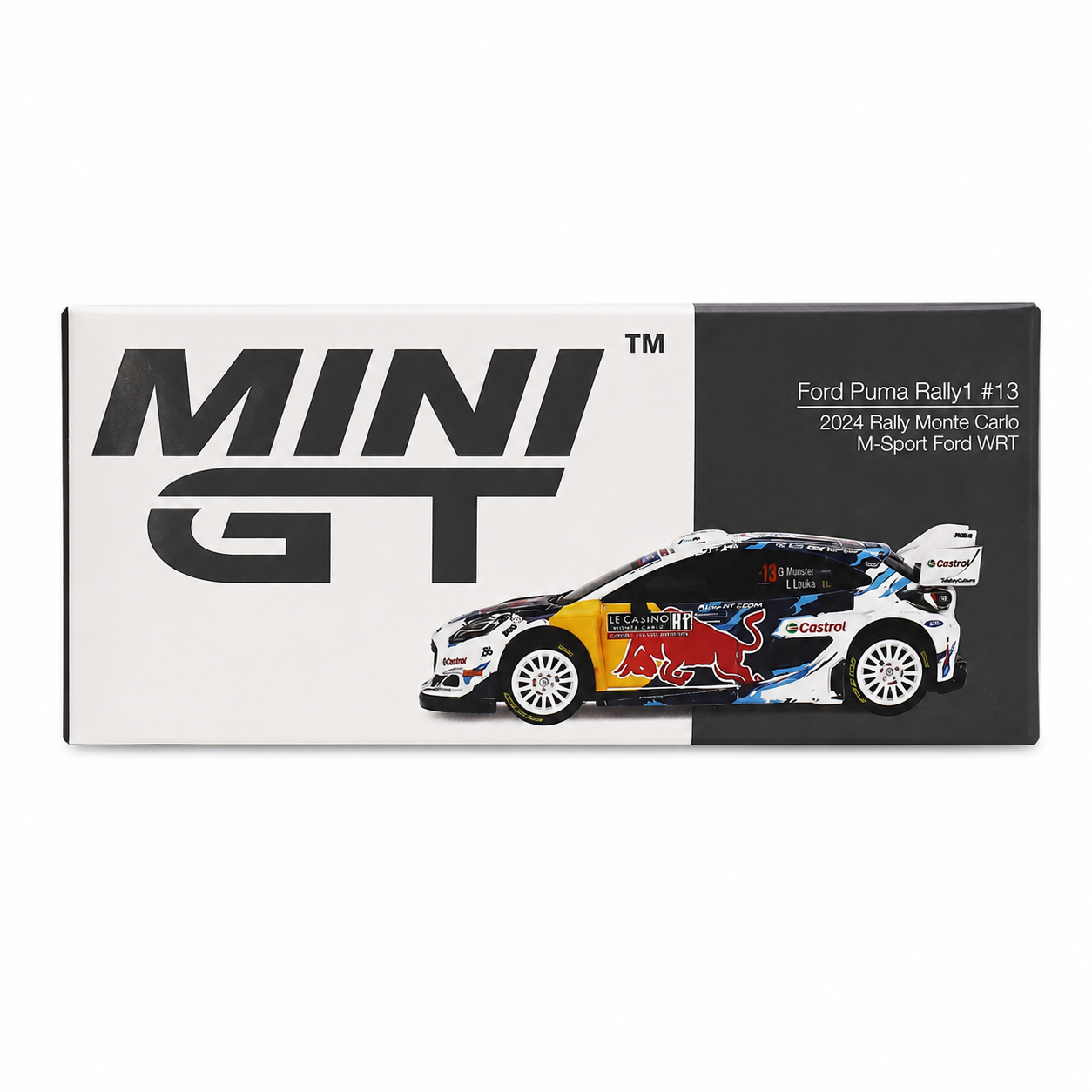 Mini GT 1:64 Ford Puma Rally1 #13 2024 Rally Monte Carlo M-Sport
