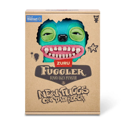 Fuggler New Fuggs on the Block 9 inch (Greedy Grinner), Funny Ugly Monster Soft Plush Toy by ZURU - Jaiman Toys