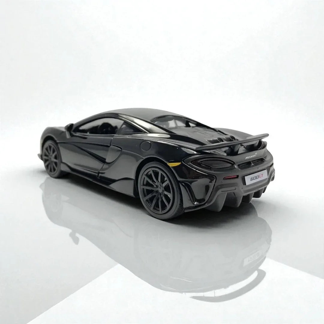 RMZ Hobby 1:32 McLaren 600LT Die-Cast Model Car – Black with Openable Doors, Light & Sound (664994) - Jaiman Toys