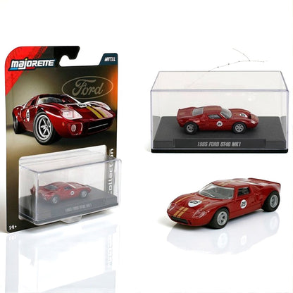 Majorette 1965 Ford GT40 MK1 #25 Red Metallic with Gold Stripes – Collection Series 1:64 Diecast Model Car