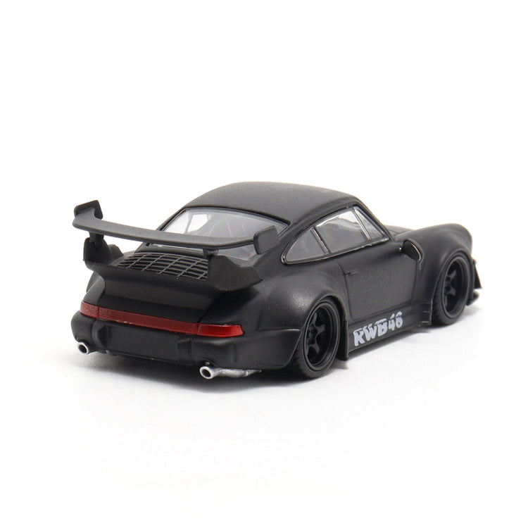 Decode 1:64 Porsche RWB Wide-Body Modified Diecast Model Car – Premium Black Edition Collector Car