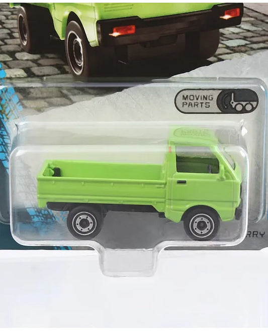 Majorette Suzuki Carry Vintage Premium Die-Cast Metal Free-Wheel Mini Truck Toy & Collectible Model for Kids and Car Collectors Ages 3+ – Green