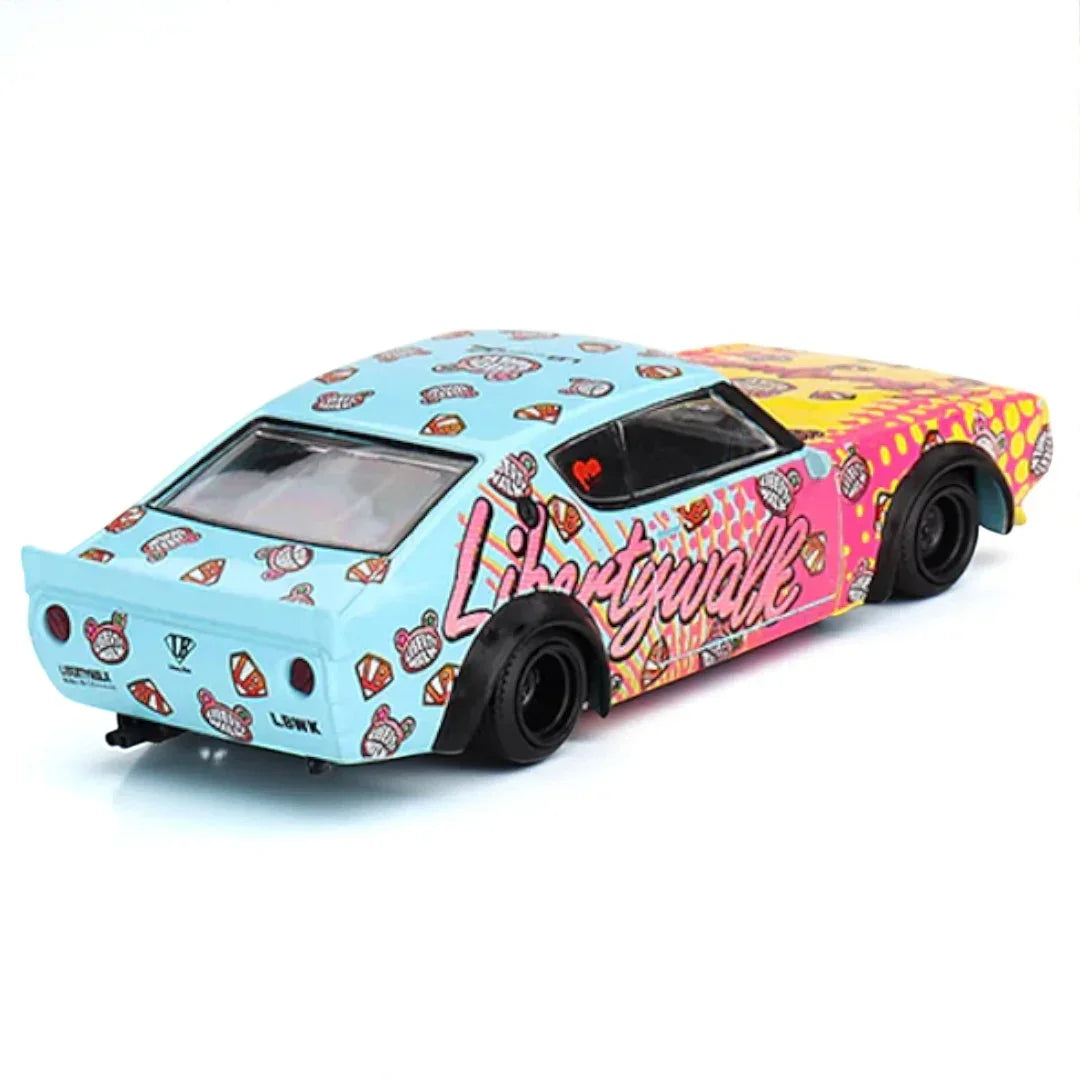 Mini GT 1:64 Nissan Kenmeri Liberty Walk LBWK KUMA #698 – Pink Diecast, 2024