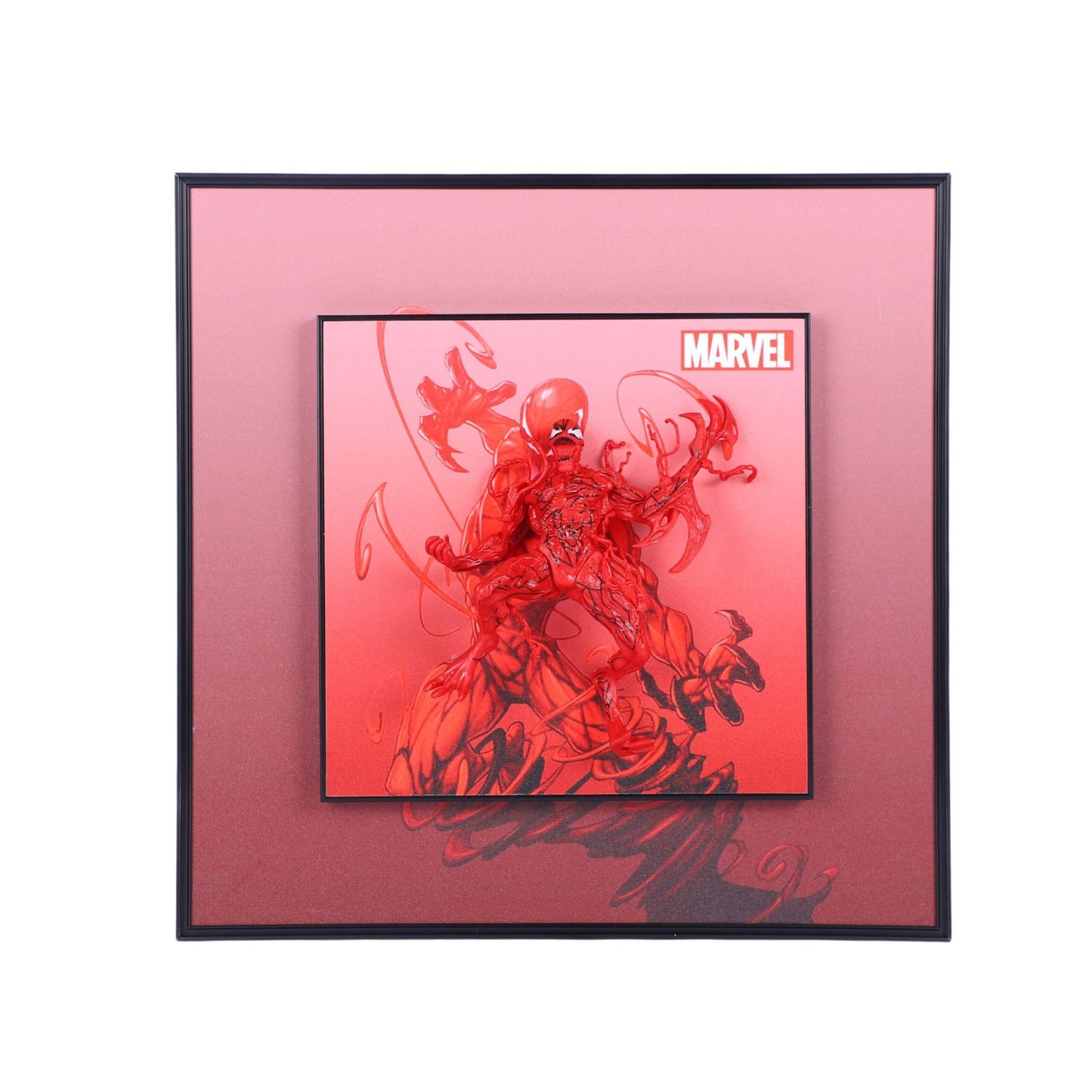 red Venom Carnage Action Figure Decorative Wall Frame - Unleash Chaos and Intrigue