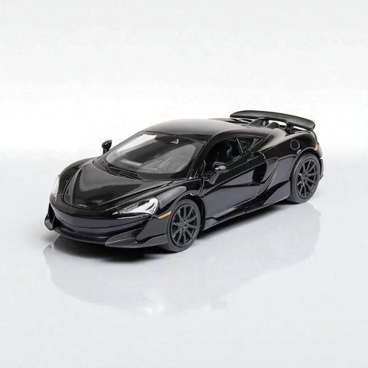 RMZ Hobby 1:32 McLaren 600LT Die-Cast Model Car – Black with Openable Doors, Light & Sound (664994) - Jaiman Toys
