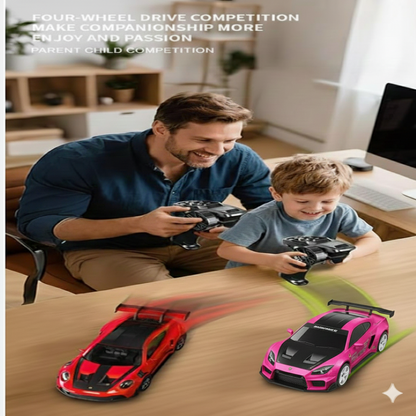 Hstar 1:43 RC Drift Car 2.4GHz 4WD Alloy 20 km/h High-Speed RC Racing Car with Gyro