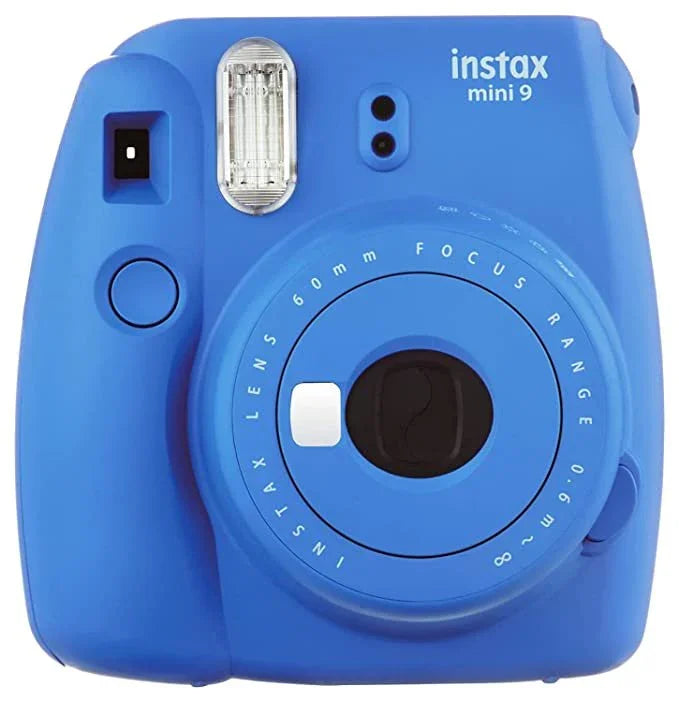 Fujifilm Instax Mini 9 Instant (Cobalt Blue, MINI9) + 10 Shots Films - Jaiman Toys