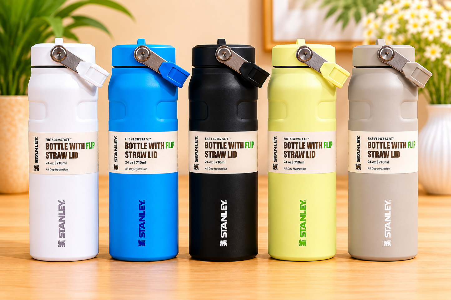 Stanley The FlowState Bottle with Flip Straw Lid 24oz / 710ml Insulated Water Bottle