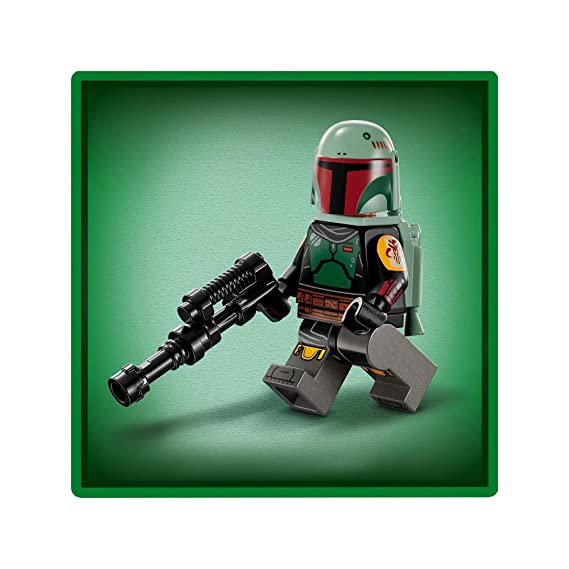 LEGO Star Wars Boba Fett's Starship Microfighter 75344 Building Toy Set (85 Pcs)