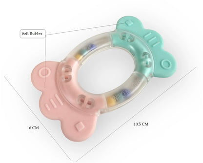 Huanger Baby Rattles Gift Set – Infant Sensory Rattle Toys for Newborns with Teether & Grasping Toys (0+ Months)