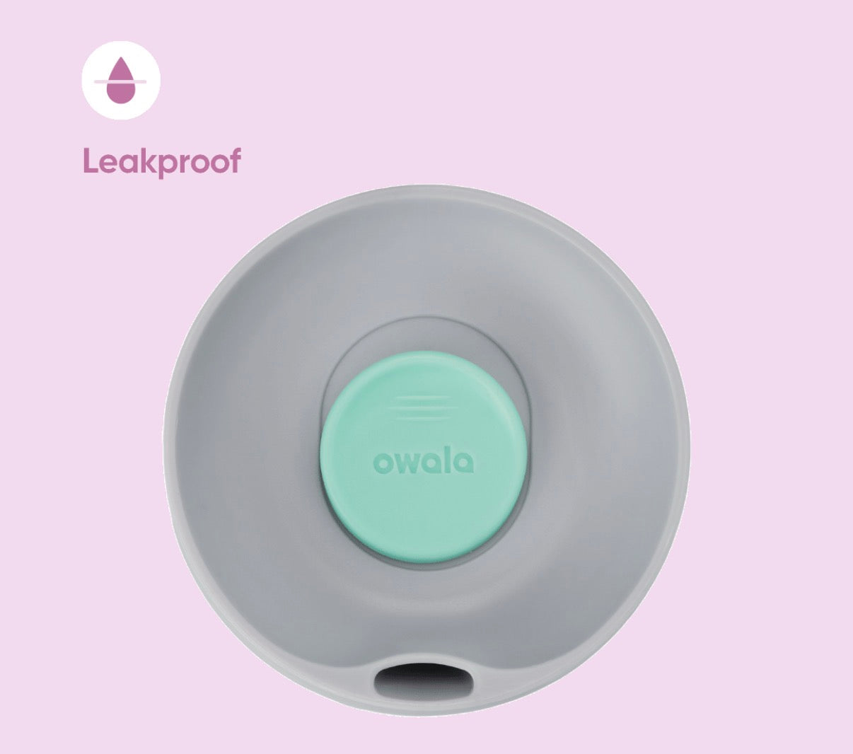 Owala SmoothSip Slider Insulated Sipper Bottle 12oz. / 355ml – Leakproof Travel Coffee Mug with Sliding Lid for Hot & Cold Drinks (pack of 1)