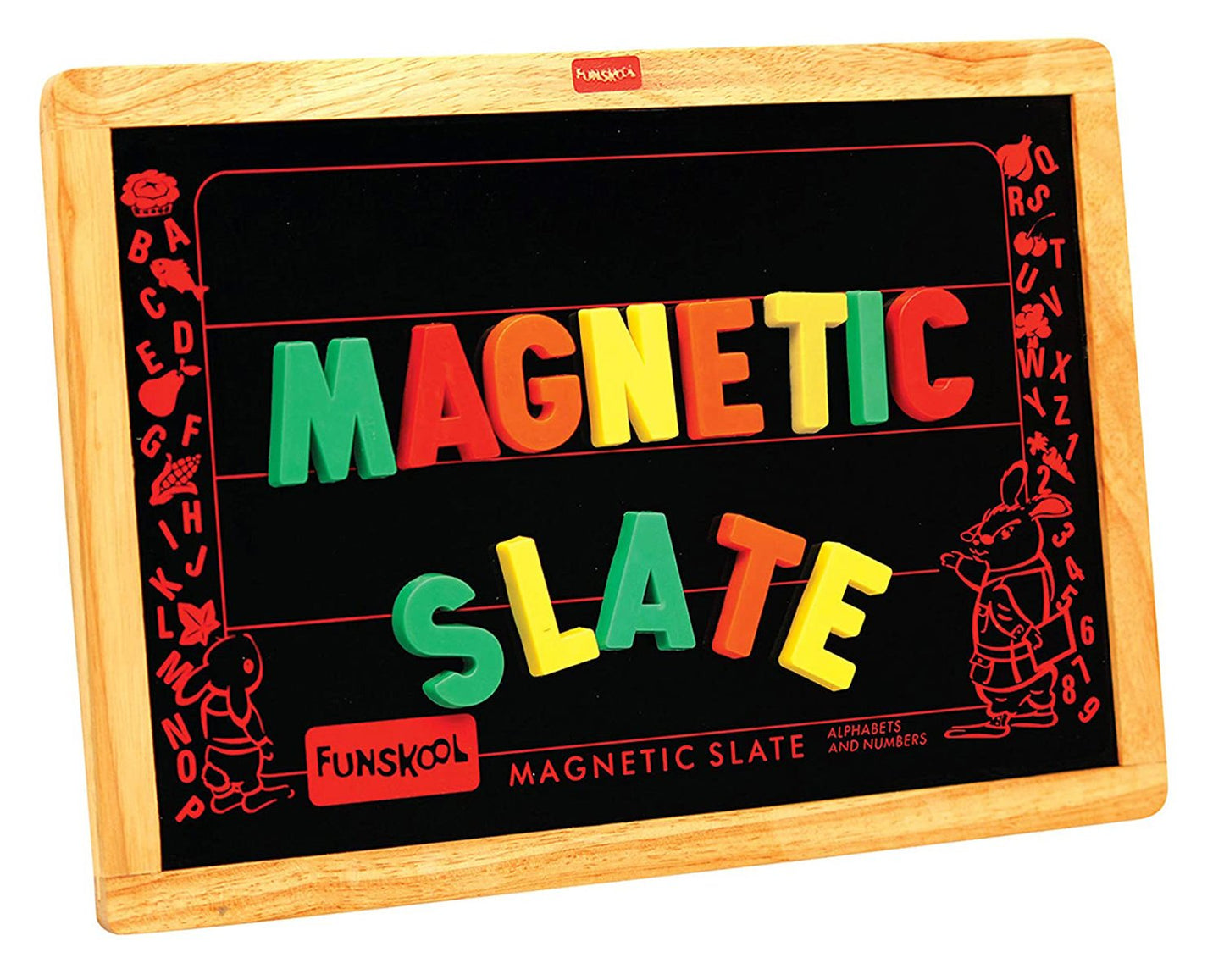 Giggles - Magnetic Slate , Alphabet and Numbers learning board, Early learning