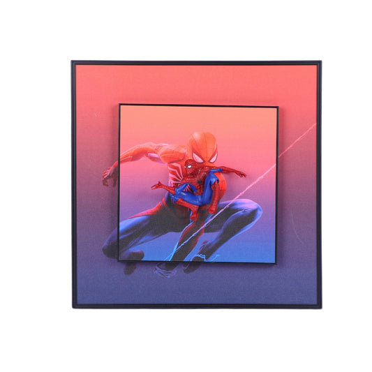 Swing into Adventure: Spider-Man Action Figure Decorative Wall Frame - Bring the Marvel Hero to Life