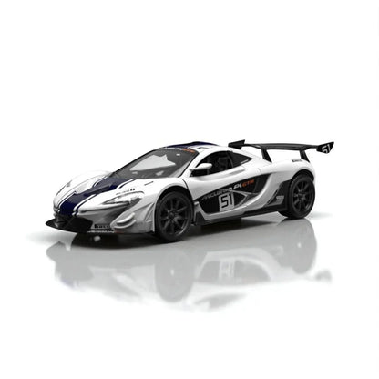 Joy Junction 1:24 McLaren P1 GTR Diecast Model Car – White (JJ252) - Jaiman Toys