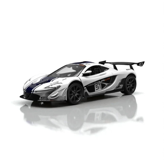 Joy Junction 1:24 McLaren P1 GTR Diecast Model Car – White (JJ252) - Jaiman Toys
