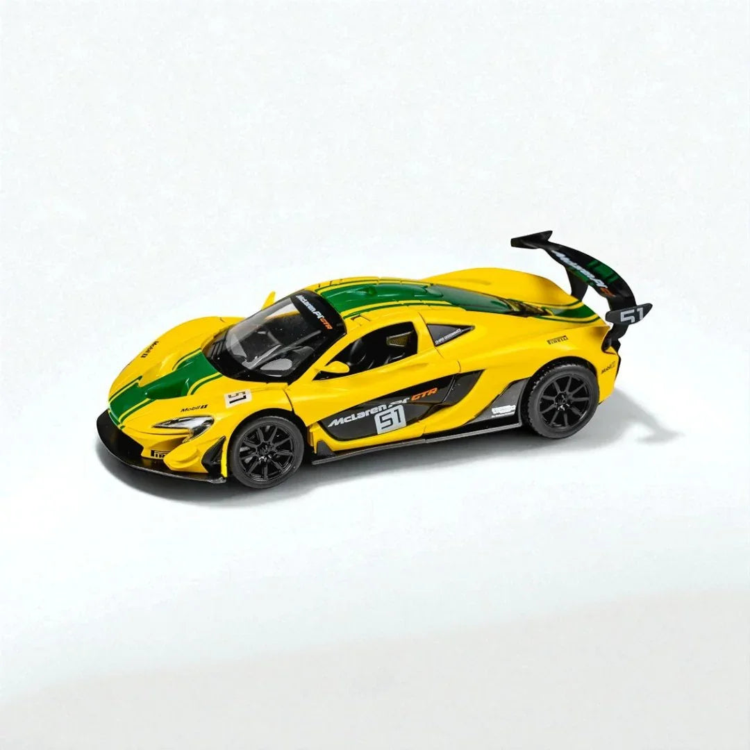 Joy Junction 1:24 McLaren P1 GTR Diecast Model Car – Yellow (JJ252) - Jaiman Toys