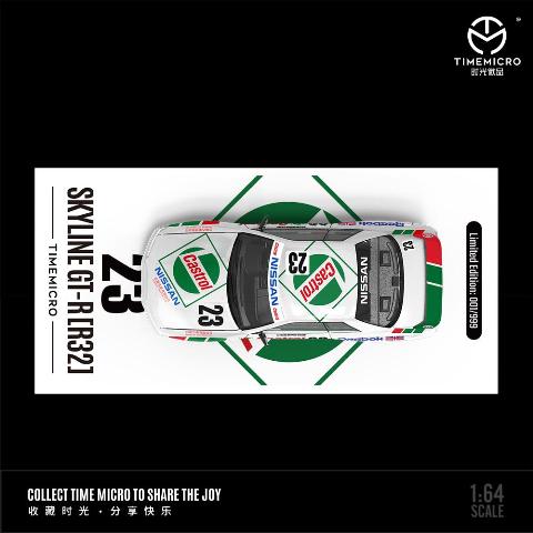 Time Micro Nissan Skyline GT-R R32 Castrol No.23 Figure Edition 1